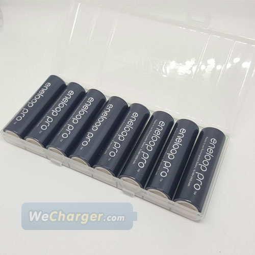 Panasonic Eneloop PRO 2500mAh pack 8 cells with box