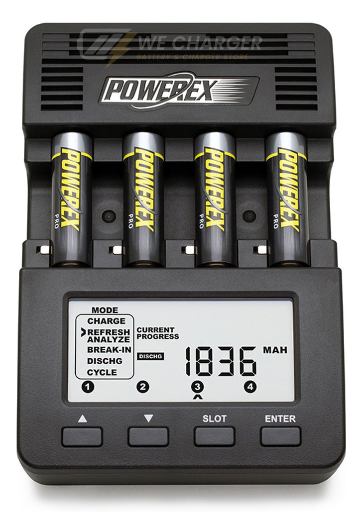 เครื่องชาร์จ Powerex ปรับระดับความเร็วในการชาร์จได้