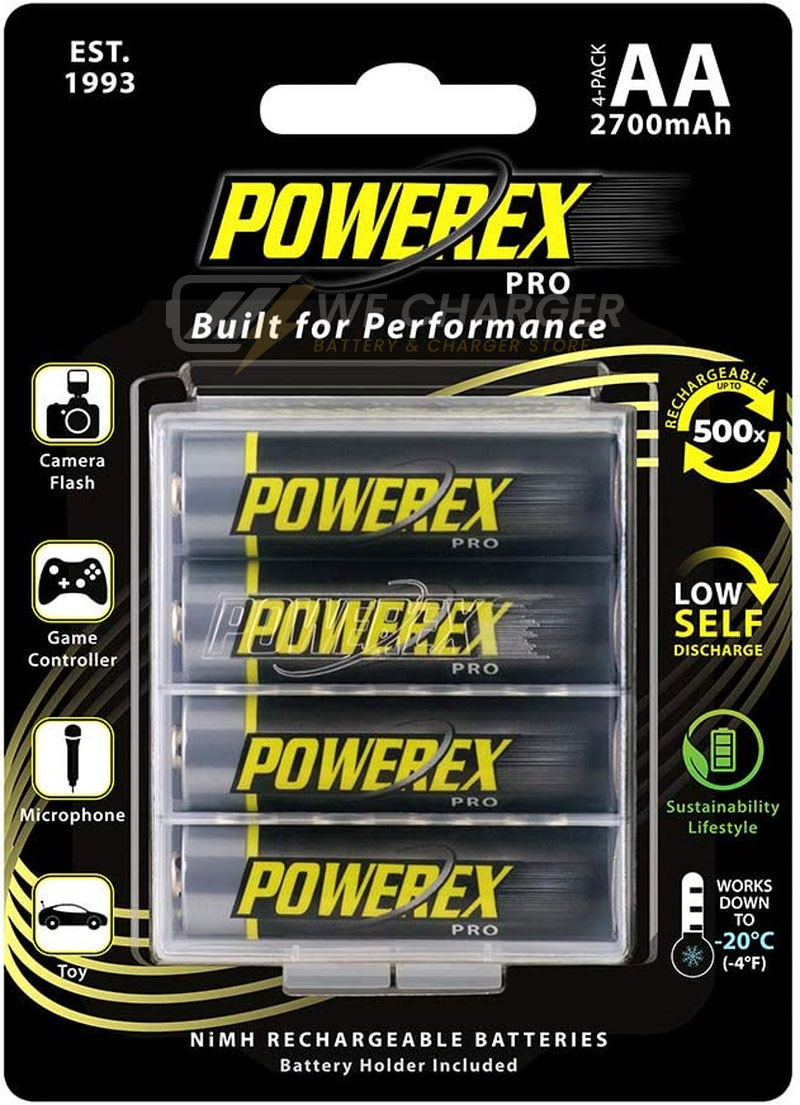 ถ่านชาร์จ Powerex Pro