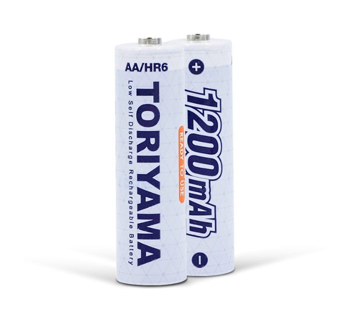 ถ่านชาร์จ AA Toriyama 1200mAh